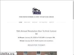 Sites similar to resolutionrun2kickcancer.org