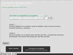 Sites similar to resolvercrucigramas.com
