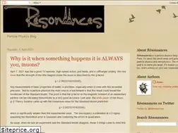 Sites similar to resonaances.blogspot.com
