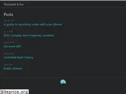 Sites similar to resonantecho.net