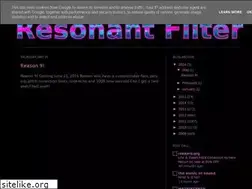 Sites similar to resonantfilter.blogspot.com