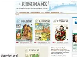 Sites similar to resonanz-info.de