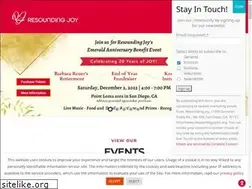 Sites similar to resoundingjoyinc.org