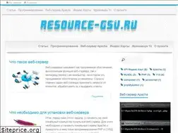 Sites similar to resource-gsv.ru