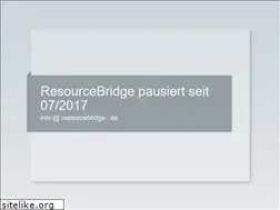 Sites similar to resourcebridge.de
