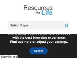 Sites similar to resourcesforlife.com