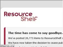 Sites similar to resourceshelf.com