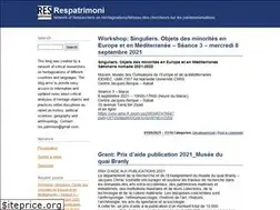 Sites similar to respatrimoni.wordpress.com