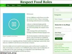 Sites similar to respectfoodroles.com