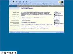 Sites similar to respectproject.org