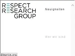 Sites similar to respectresearchgroup.org