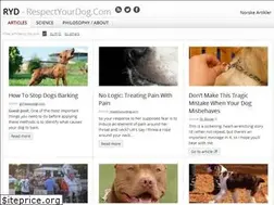 Sites similar to respectyourdog.com