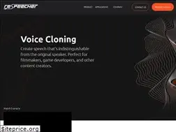 Sites similar to respeecher.com