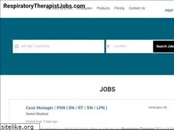 Sites similar to respiratorytherapistjobs.com