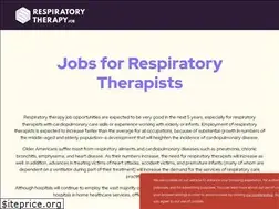 Sites similar to respiratorytherapyjob.com