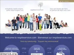 Sites similar to respiteservices.com