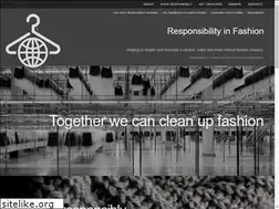 Sites similar to responsibilityinfashion.org