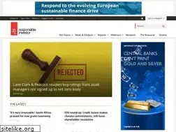 Sites similar to responsible-investor.com