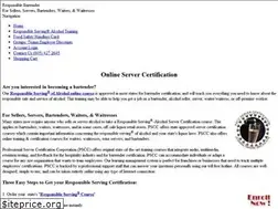 Sites similar to responsiblebartender.com
