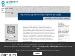 Sites similar to ress.revues.org