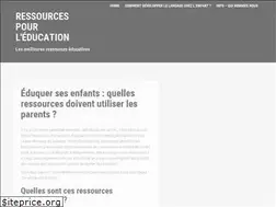 Sites similar to ressources-edu.fr