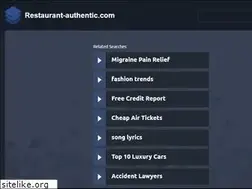 Sites similar to restaurant-authentic.com