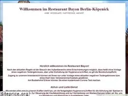 Sites similar to restaurant-bayon.de