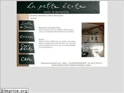 Sites similar to restaurant-lapetiteecole.com