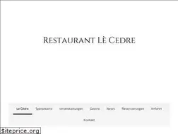 Sites similar to restaurant-lecedre.at