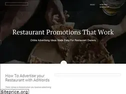 Sites similar to restaurant-promotions.net