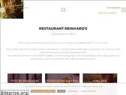 Sites similar to restaurant-reinhards.de