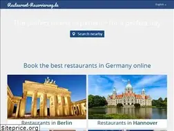 Sites similar to restaurant-reservierung.de