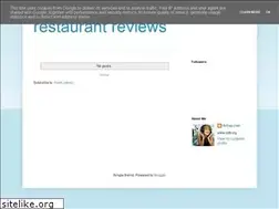 Sites similar to restaurant-reviews.blogspot.com