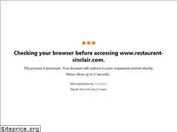Sites similar to restaurant-sinclair.com