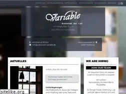 Sites similar to restaurant-variable.de