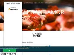 Sites similar to restaurantamor.de