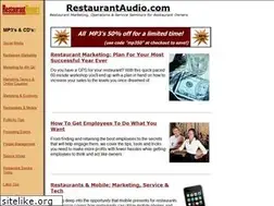 Sites similar to restaurantaudio.com