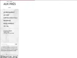 Sites similar to restaurantauxpres.com