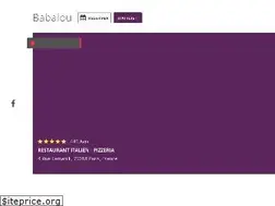 Sites similar to restaurantbabalou.fr