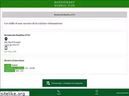 Sites similar to restaurantbamboudor.ca
