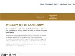 Sites similar to restaurantdelandbouw.nl