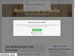Sites similar to restaurantealicante.com