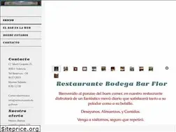 Sites similar to restaurantebodegaflor.es