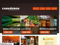 Sites similar to restaurantecabaneros.es