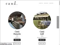 Sites similar to restaurantecana.es