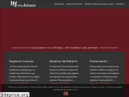 Sites similar to restaurantecasaantonio.net