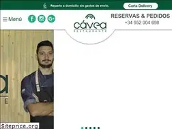 Sites similar to restaurantecavea.com