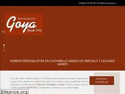 Sites similar to restaurantegoya.es