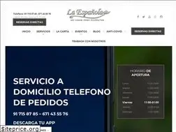 Sites similar to restaurantelaespanola.es