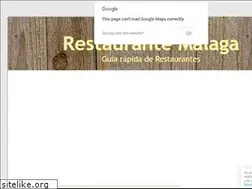 Sites similar to restaurantemalaga.net